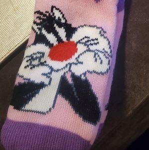 Its almost summer but its STILL COLD at WORK sale.Purple and pink Sylvester nwot